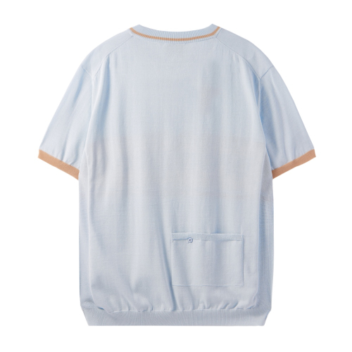 CYCLING KNIT - L/BLUE (P242MKT516)