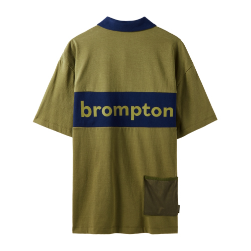 VINTAGE CYCLE COLLAR JERSEY - OLIVE (P242MPL511)