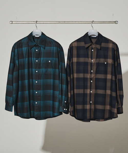 Rayon Check Shirts [2 Colors]