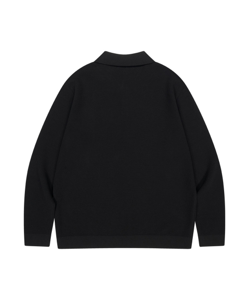 OG Milano вязаный воротник-стойка - Black
