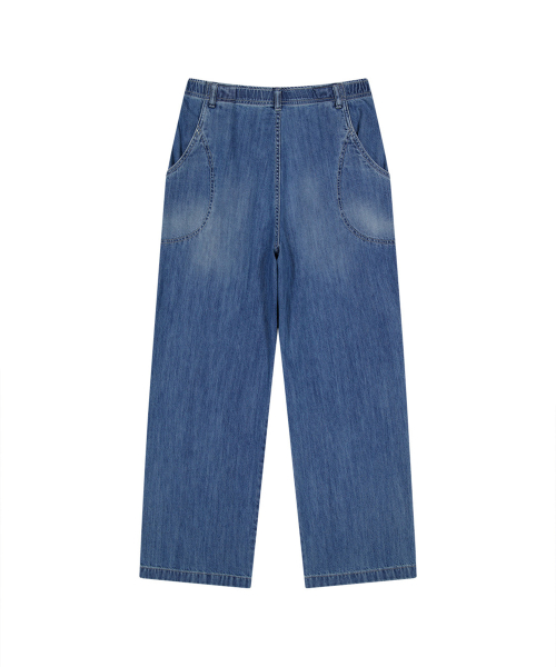 Джинсы в складку OG Heritage - Blue