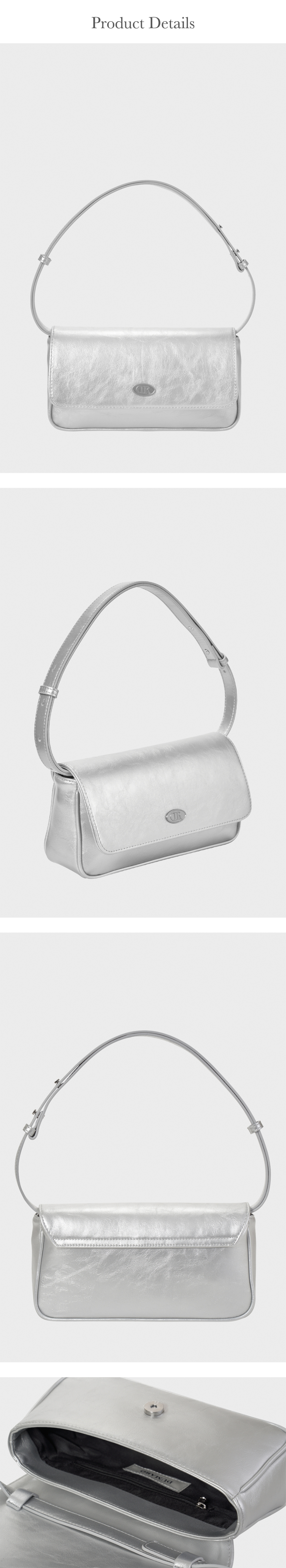 MUSINSA | DUMARO Mona Two Way Crossback / Silver