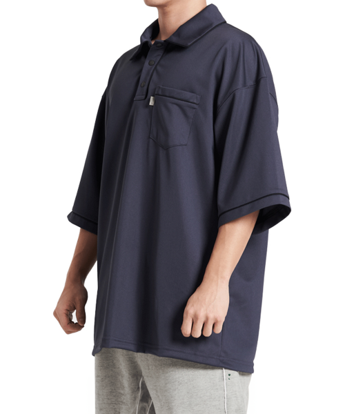 Goofy Skater Boy Polo Shirt (charcoal)