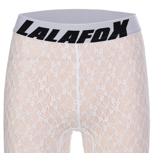 LACE STRAP LEGGINGS WHITE BQ2LP001