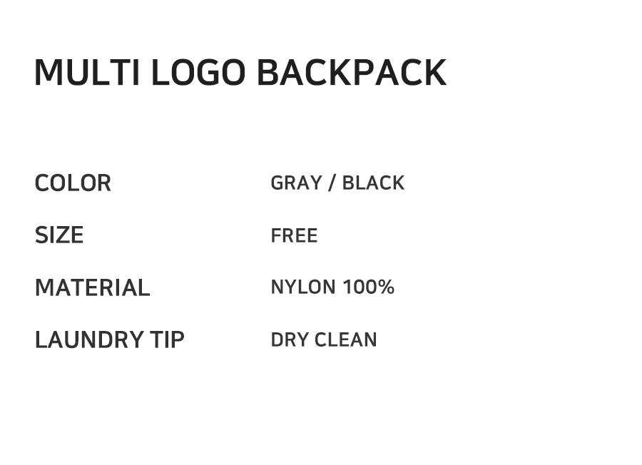 ★NOIAGO★ Symbol Logo Backpack Red NOI1430 NOI1430 symbol logo backpack (red) - 노이아고 (NOIAGO)