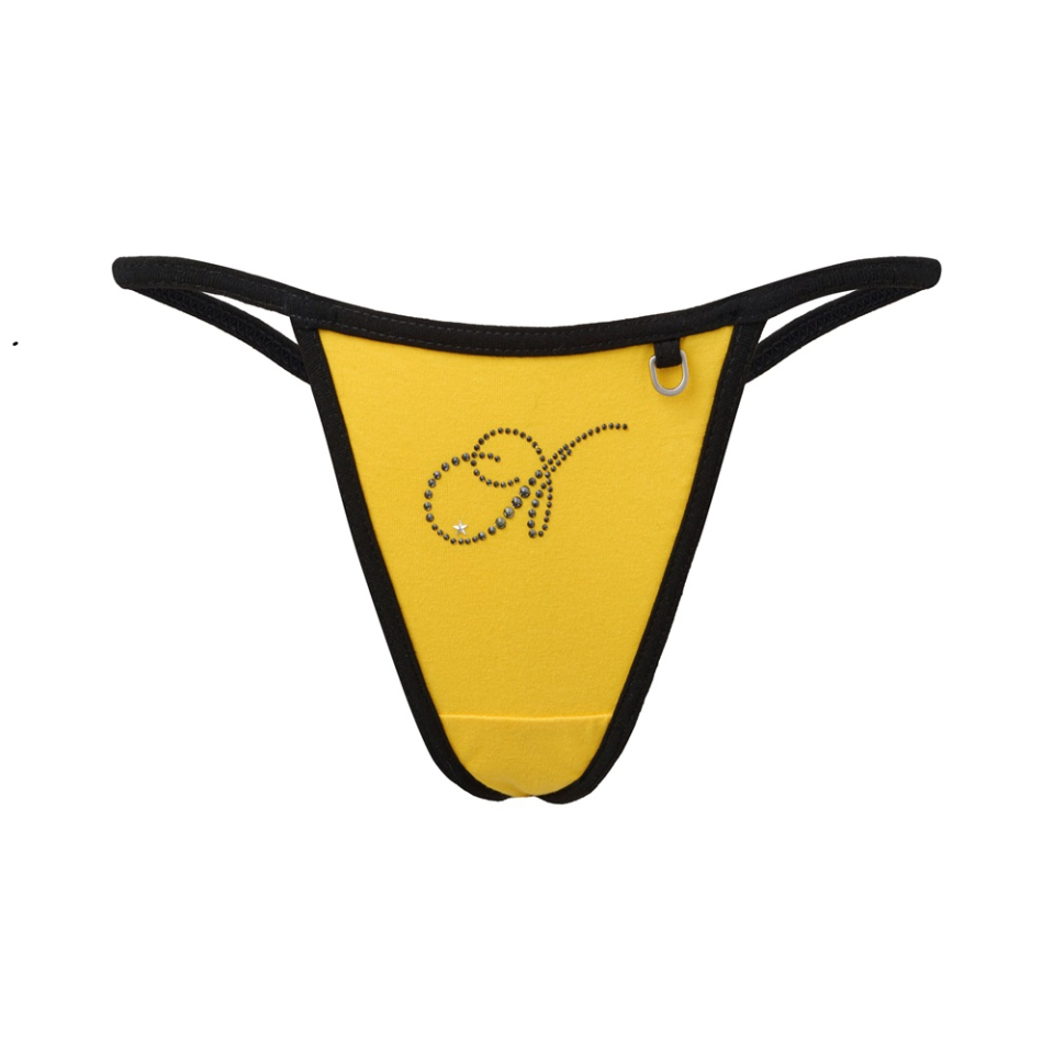 ショーツ 2000ARCHIVES CRYSTAL HOTFIX THONG 4BXK374 2000아카이브스(2000ARCHIVES) CRYSTAL HOTFIX THONG (PURPLE