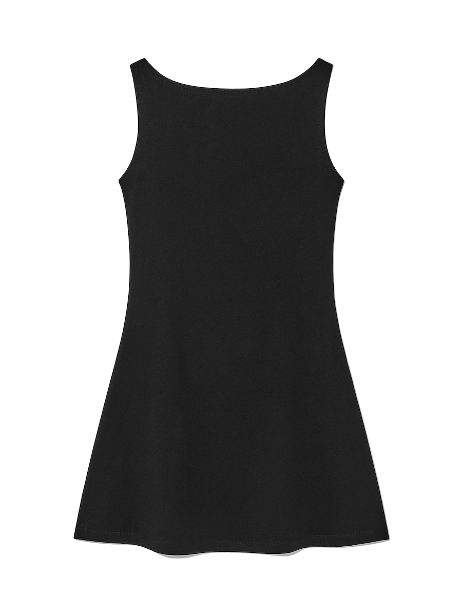 GLOWNY GIRLFRIEND SLEEVELESS MINI DRESS GRAY GY24AOP005G 【公式通販】