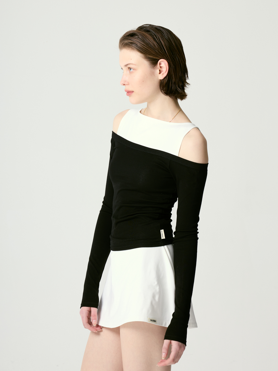 【GLOWNY】24SS★ GIRLFRIEND SLEEVELESS MINI DRESS (S,M) GIRLFRIEND SLEEVELESS MINI DRESS (GRAY) - GLOWNY