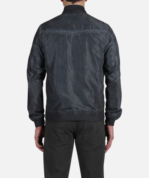 Повседневный бомбер Navy Garment-Dying