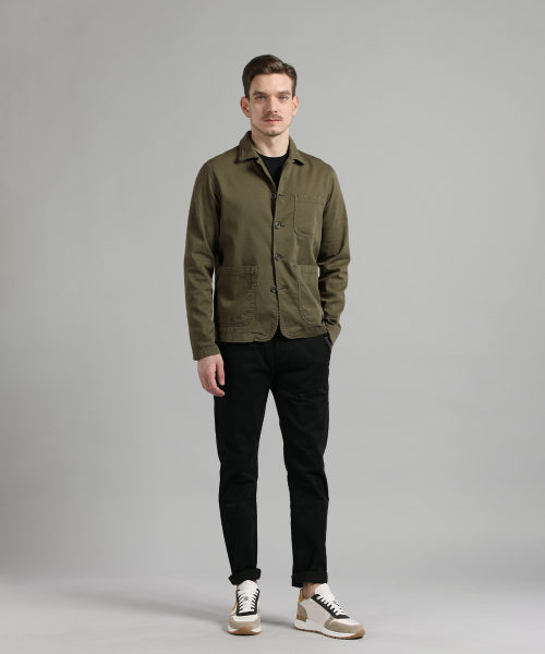 Куртка ворк из хлопка цвета khaki