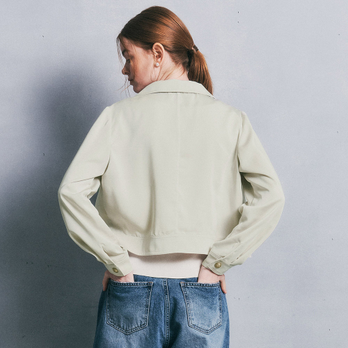 WD_Double pocket cropped jacket