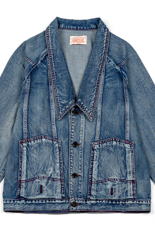 Джинсовка с эффектом перевернутой волны - Denim
