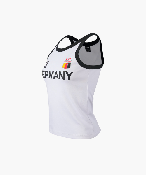 Женский спортивный танк-топ National (White)