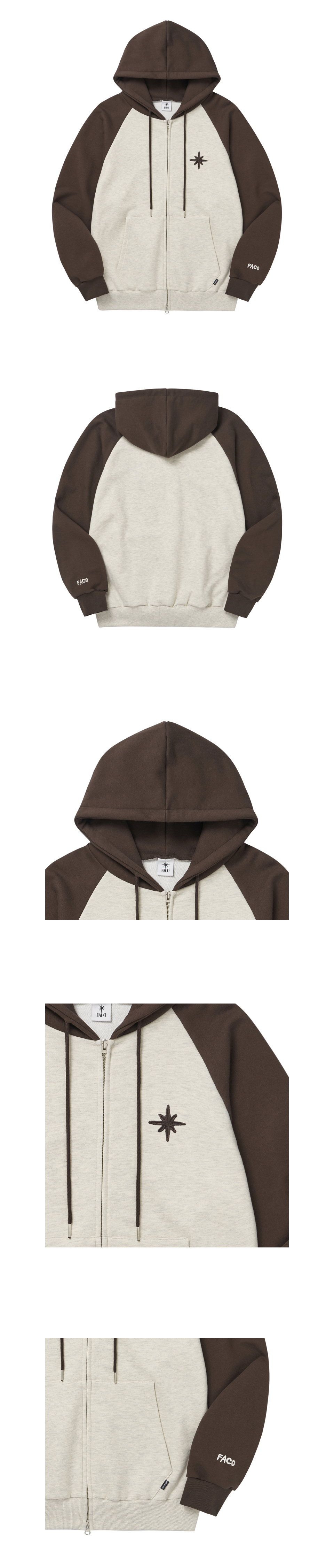 FAVICON LOGO HOOD ZIPUP [3 COLORS] 상세 이미지 2