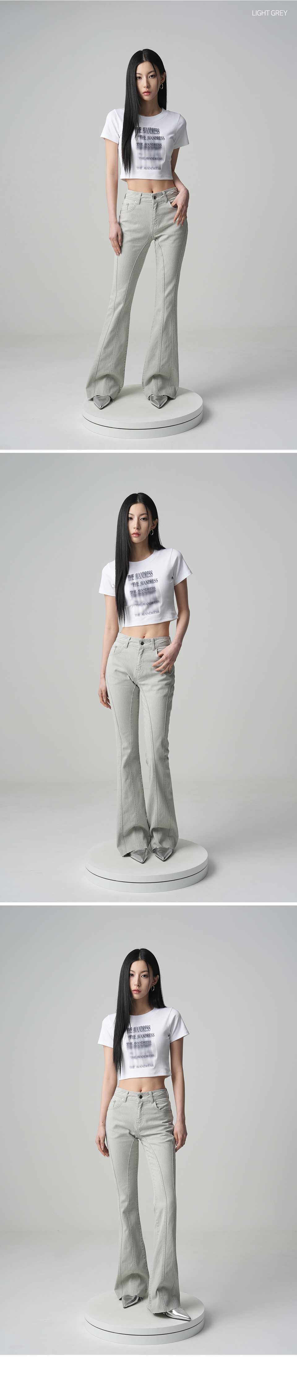 ★2024SS新作★AVANDRESS★Thin Bootscut Pigment Denim Pants MUSINSA | AVANDRESS Thin Bootscut Pants WASHING BLACK