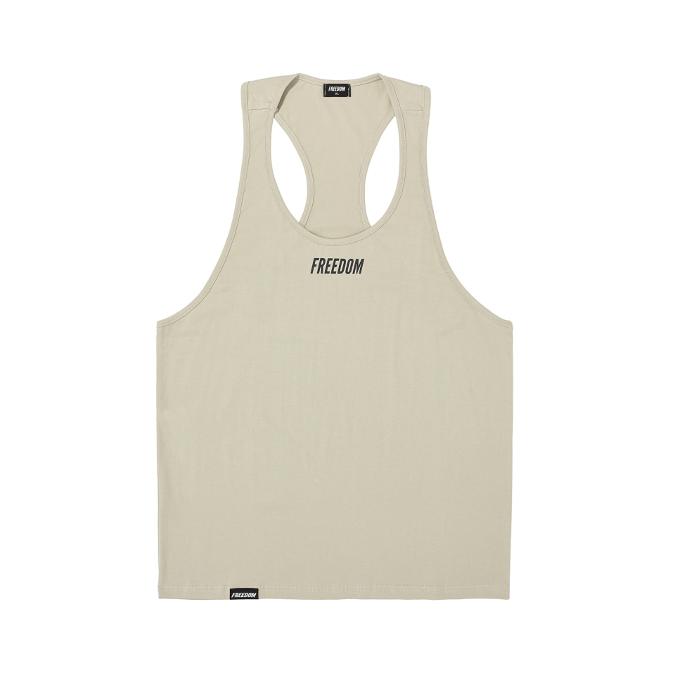 ☆FREEDOM☆ Freedom Logo Sleeveless Cream FD23MMSL0920CR MUSINSA | FREEDOM Freedom Logo Sleeveless (Cream)