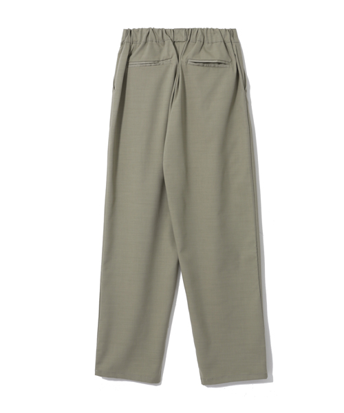 HALF BANDING SLACKS_OLIVE KHAKI