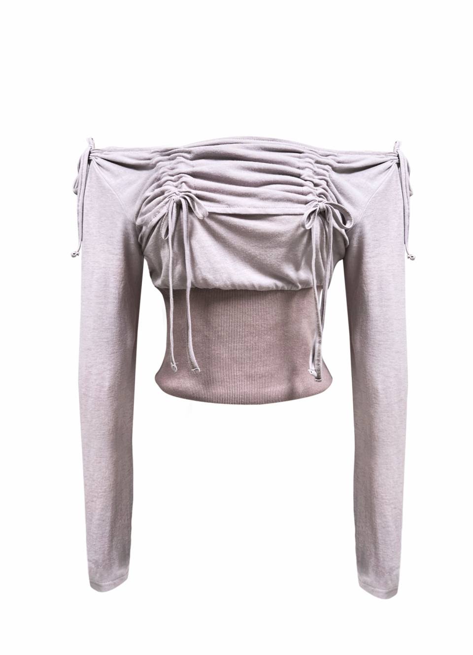 tシャツ 「SETSETSET」LAVIGNE OFF-SHOULDER SHIRRING TOP レディース 1.jpg