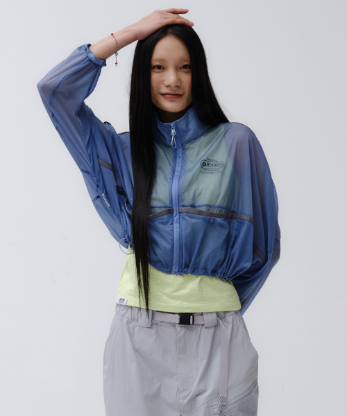 Женская прозрачная куртка W SEETHROUGH BIG POCKET JK