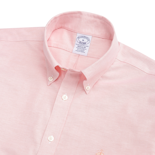 Оксфордская рубашка regular fit non-iron (Orange) (BBTHMM7907FES)