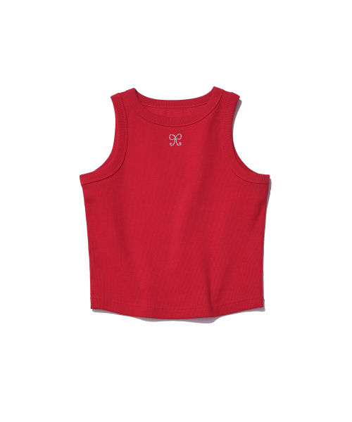 Hot Fix Ribbon Symbol Sleeveless (red)
