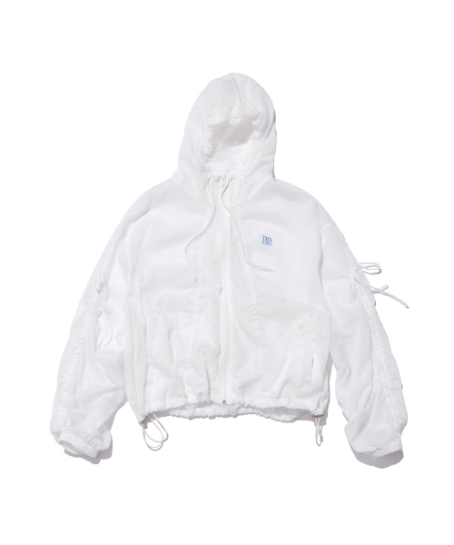 PP Shirring Wind Breaker Jumper (white)