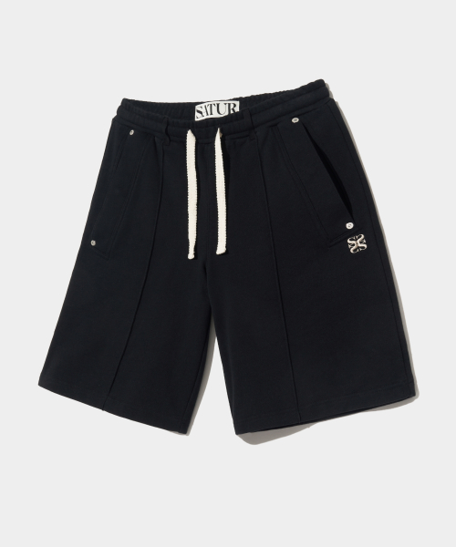 Бермуды из хлопка Theo, Resort Black