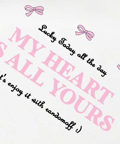 Худи MY HEART RIBBON (White)