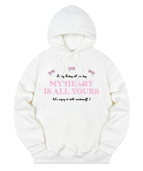 Худи MY HEART RIBBON (White)