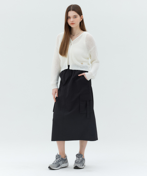 Net Tissue Long-Sleeved Cardigan - 2 color MYCD3201