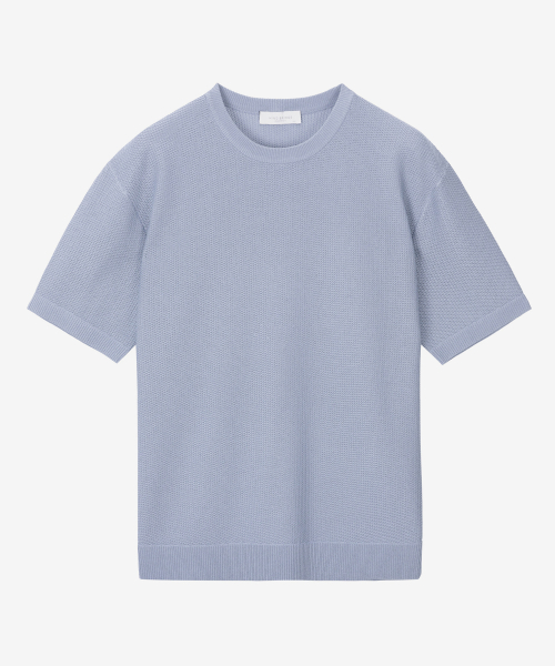 tissue transformation round short-sleeved short-sleeved knitwear MYKT3121 Help