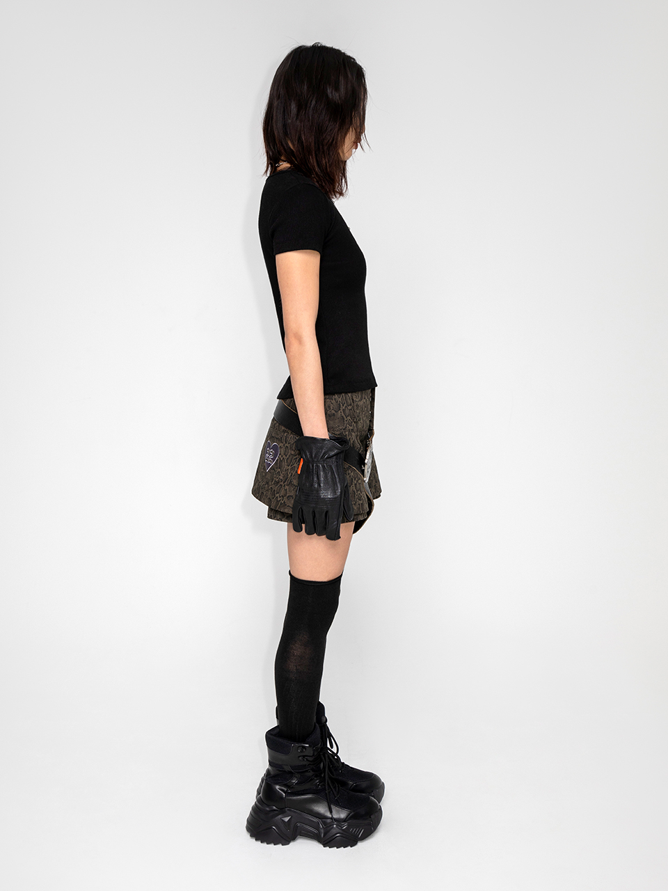 ★ Leey★ LOWRISE SKIRT PANTS LEOPARD P0000EEB MUSINSA | L.E.E.Y LOW-RISE SKIRT PANTS LEOPARD