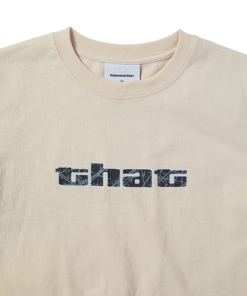 Big Initial W Tee Beige