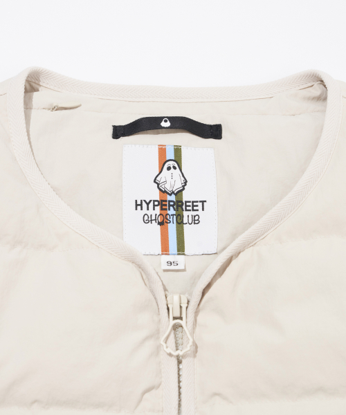 Унисекс легкий пуховик из мускусной утки (Light Beige) HF4JP010
