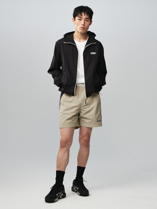 Sheer Windbreaker Black