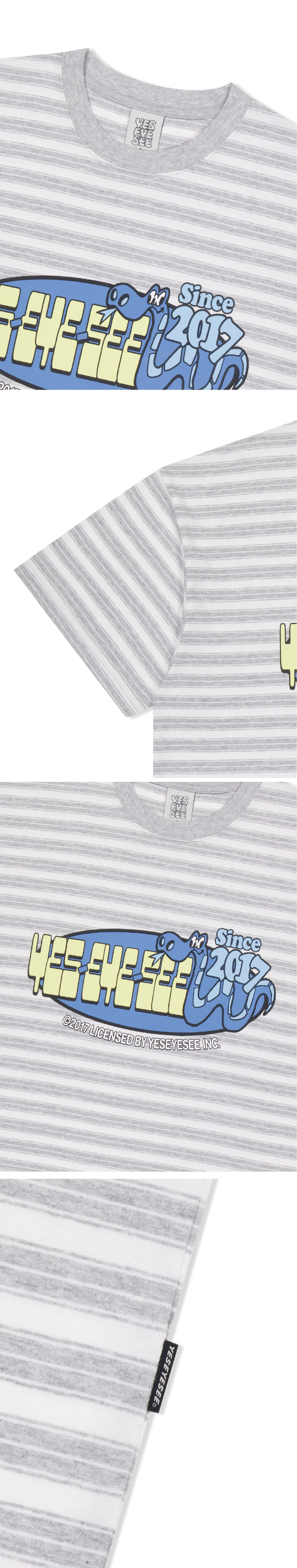 [YESEYESEE]★24SS★韓国人気★SN Billboard Stripe Tee YESEYESEE]☆24SS☆韓国人気☆SN Billboard Stripe Kids Tee