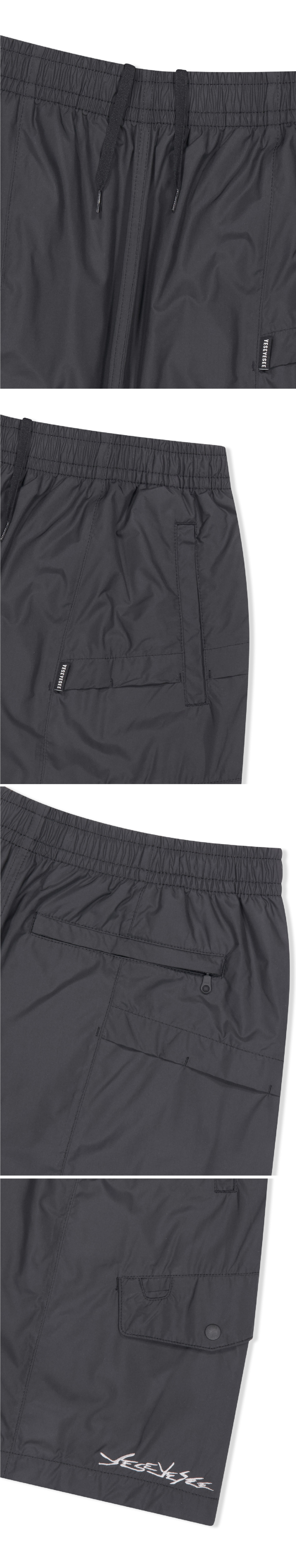 ★2024SS新作★YESEYESEE★Paneled Comfort Shorts MUSINSA | YESEYESEE Paneled Comfort Shorts Black