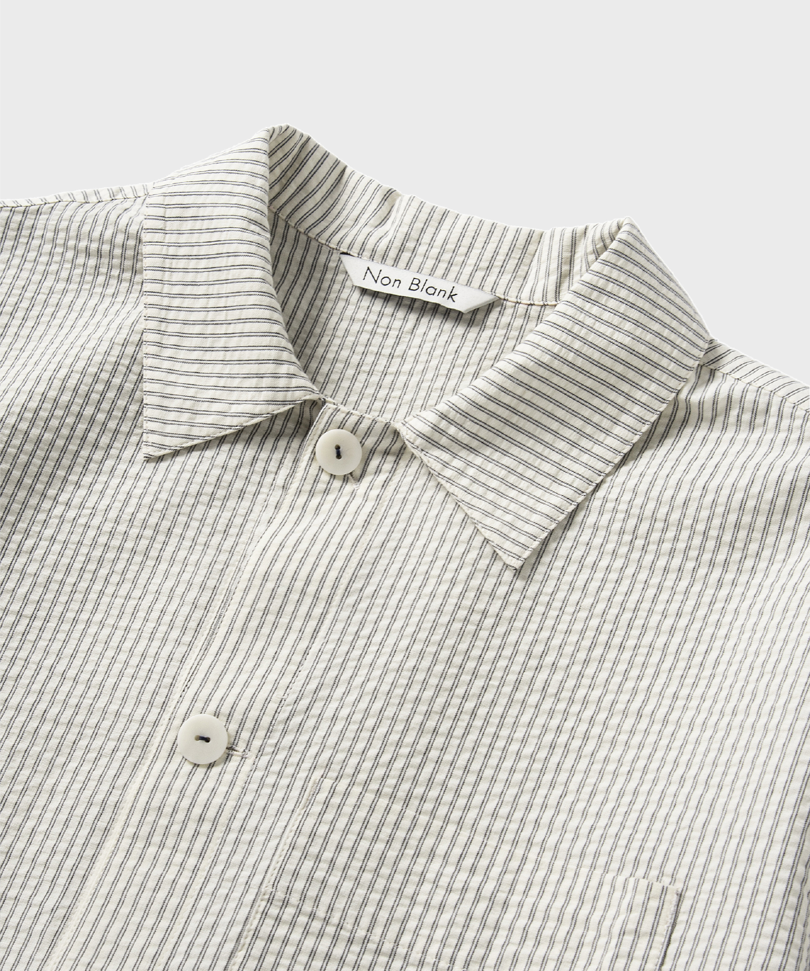 STRIPE SEERSUCKER SHIRT_IVORY