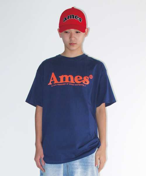 BASIC LOGO TEE NAVY