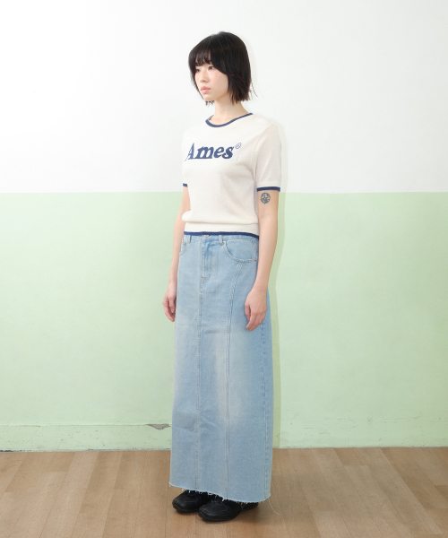 BASIC LOGO KNIT IVORY