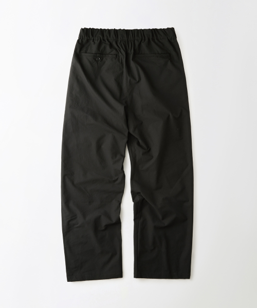 SEERSUCKER COMFORT PANTS_BLACK