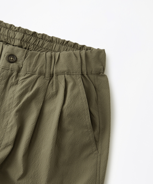 SEERSUCKER COMFORT PANTS_BEIGE