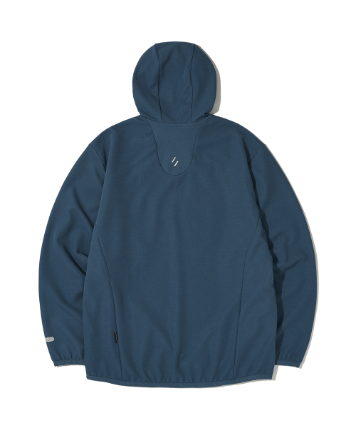 STRETCH WAFFLE PULLOVER_BLUE_WOL089