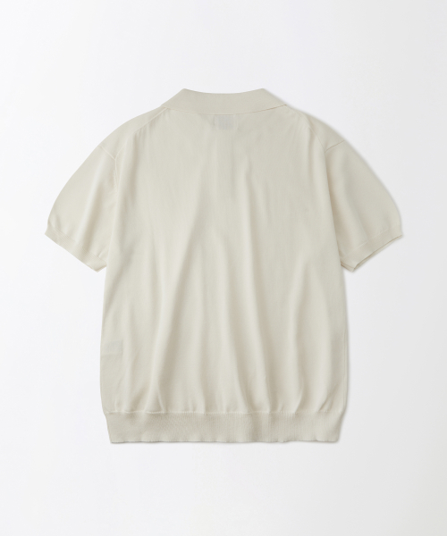 HS KNIT COLLAR SHIRT_IVORY