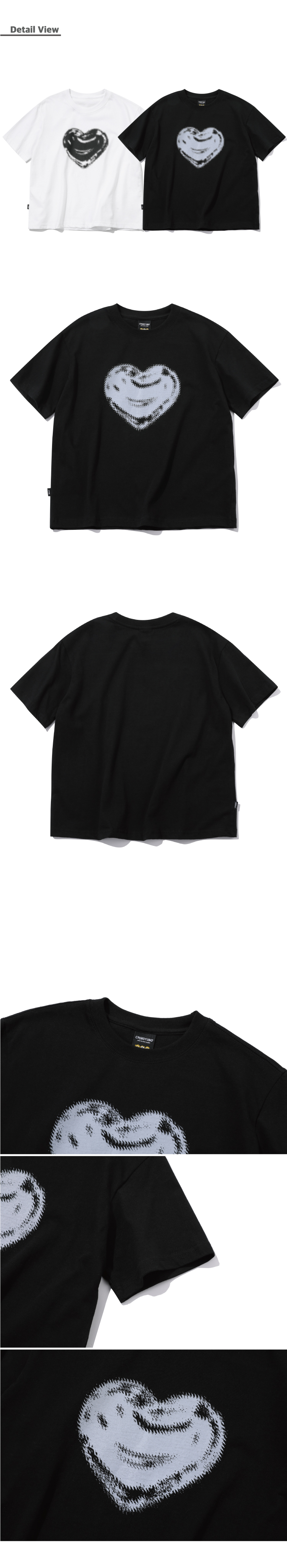 【CPGN STUDIO】24SS★ Rough Heart Crop Short Sleeve Tee CPGN STUDIO] Rough Heart Crop Short Sleeve Tee - 2
