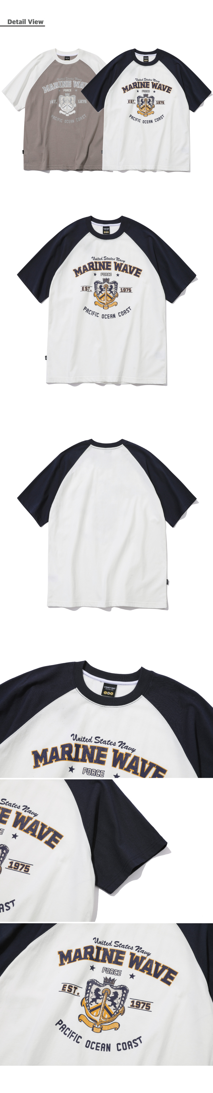 【CPGN STUDIO】24SS★ Marine Wave Raglan Short Sleeve Tee MUSINSA | CPGN STUDIO Marine Wave Reglan Short Sleeve T