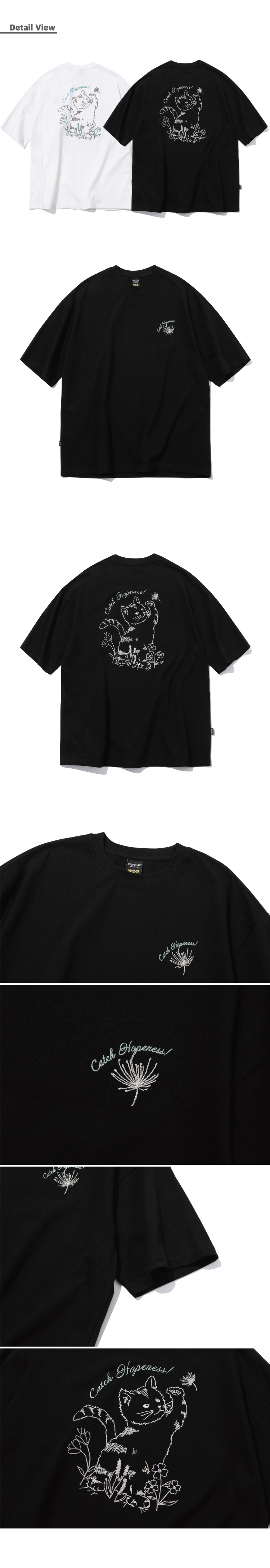 【CPGN STUDIO】24SS★ CATCH HOPE Embroidery Short Sleeve Tee MUSINSA | CPGN STUDIO CATCH HOPE Embroidery Short-Sleeved T