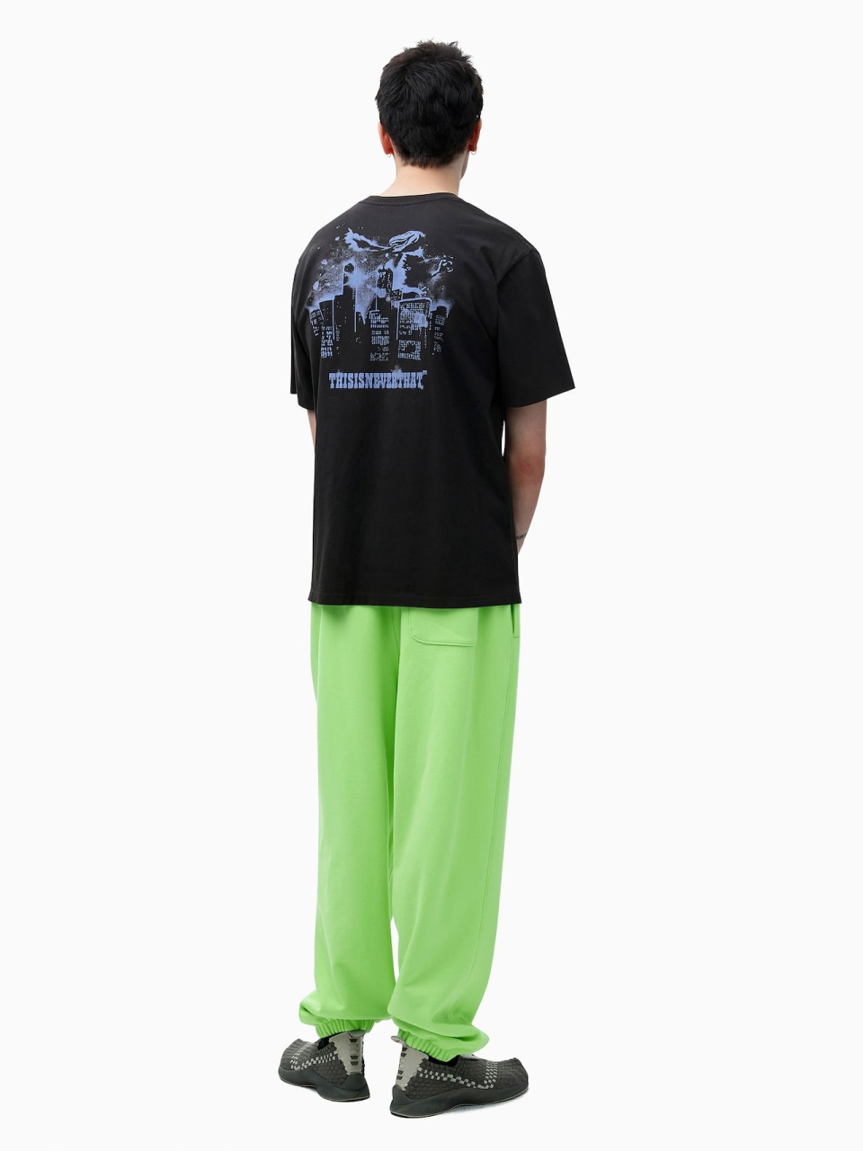 関送無料 thisisneverthat Nightmare バックプリント Tシャツ UNISEX】バックプリントTシャツ / J.PRESS YORK STREET