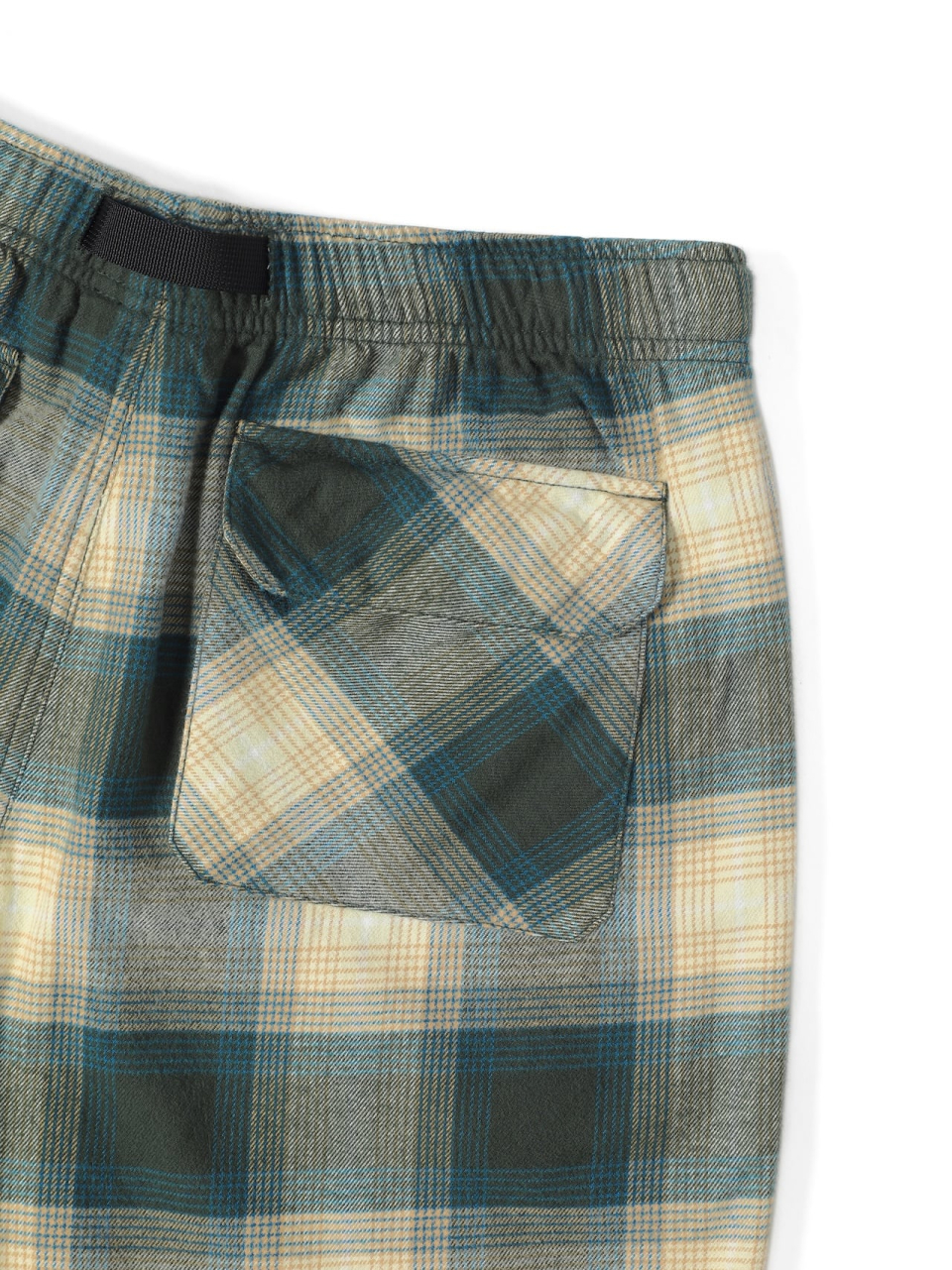 MUSINSA | thisisneverthat® Belted Check short Brown