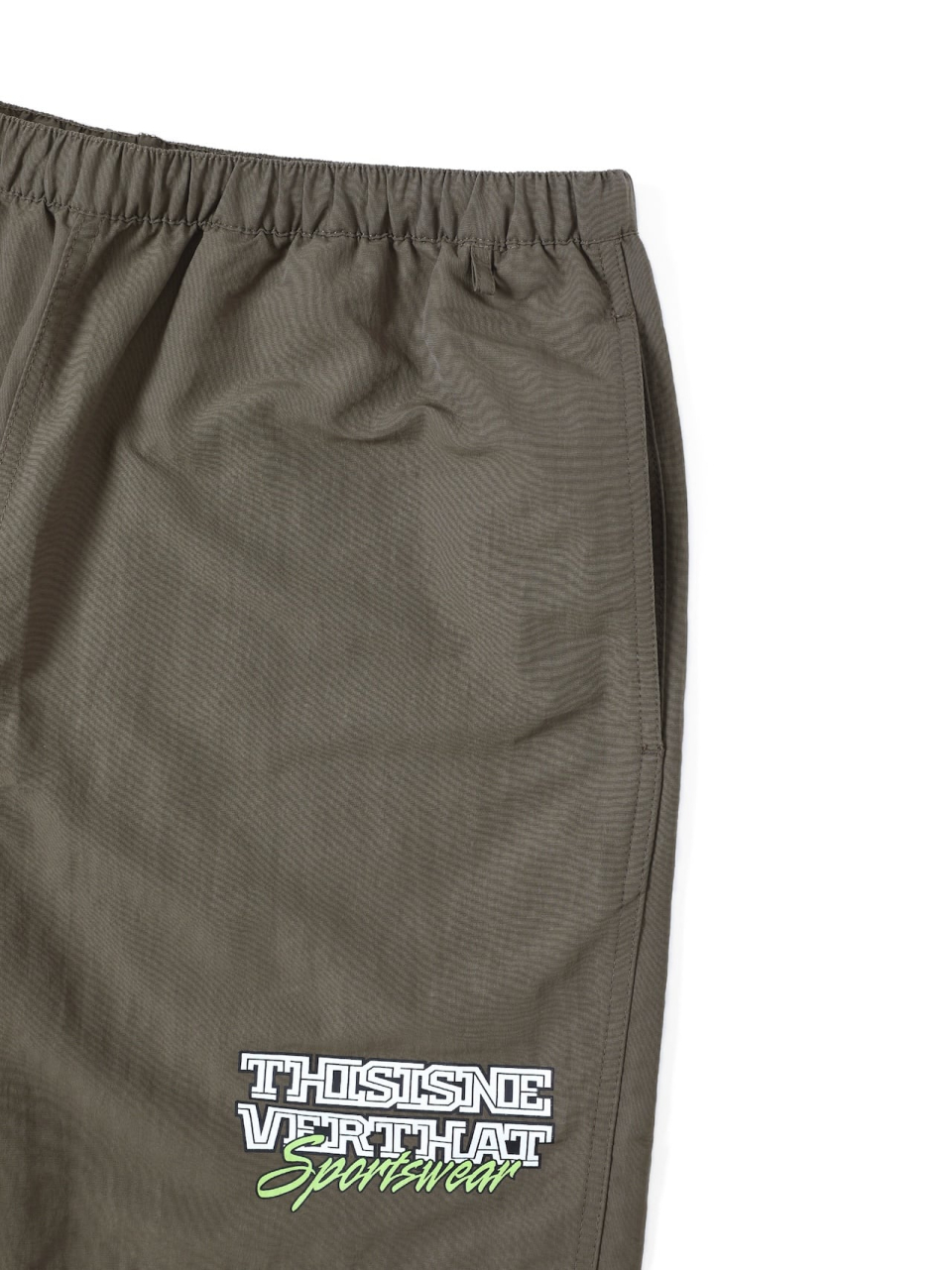 さらに100円引き◆thisisneverthat◆Big Logo Nylon Shorts Big Logo Nylon Shorts – thisisneverthat® JP